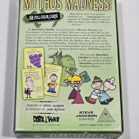 Munchkin CTHULHU Card Board Game By Steve Jackson - Picture 5 of 5